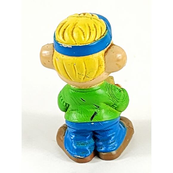 Sy The Mail Clerk Mego Clown Around Figurine 2 1/4" PVC 1981 Hong Kong Vintage - Picture 7 of 16